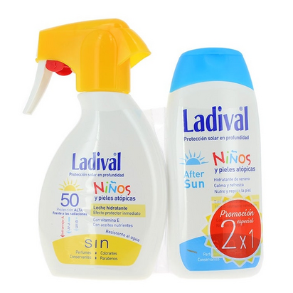 Ladival Proteção Solar Crianças Spray FPS 50+ 200ml + After Sun